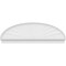 Ekena Millwork Elliptical Sunburst Architectural Grade PVC Combination Pediment, 80"W x 26-7/8"H x 2-3/4"P PEDPC080X270ELL01 - alternate 6